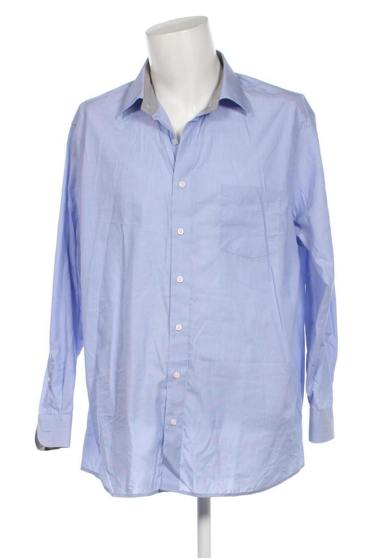Ανδρικό πουκάμισο Walbusch, Μέγεθος XXL, Χρώμα Μπλέ, Τιμή 33,98 €