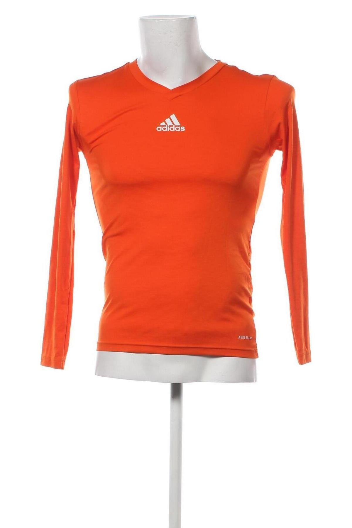 Ανδρική αθλητική μπλούζα Adidas, Μέγεθος S, Χρώμα Πορτοκαλί, Τιμή 17,81 €