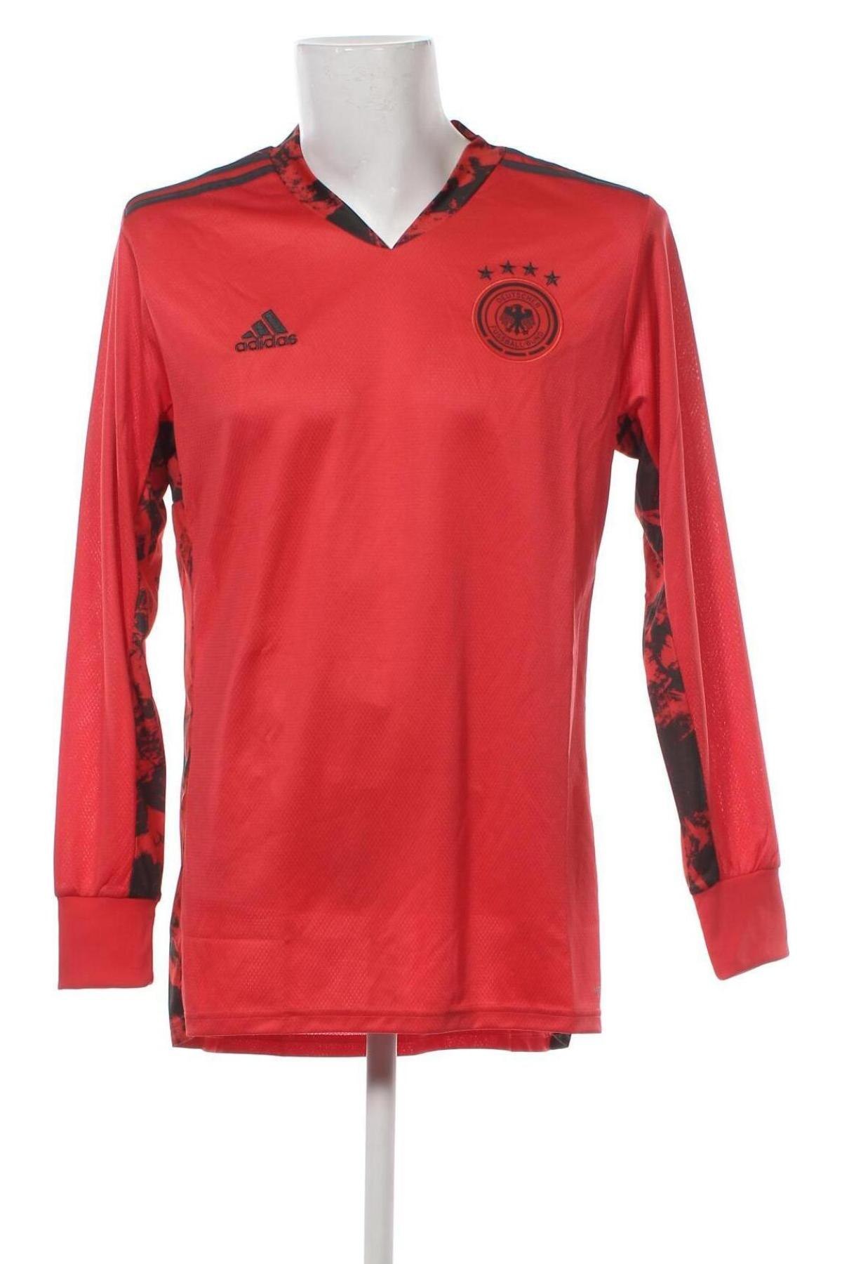 Мъжка спортна блуза Adidas, Размер L, Цвят Червен, Цена 59,76 лв.