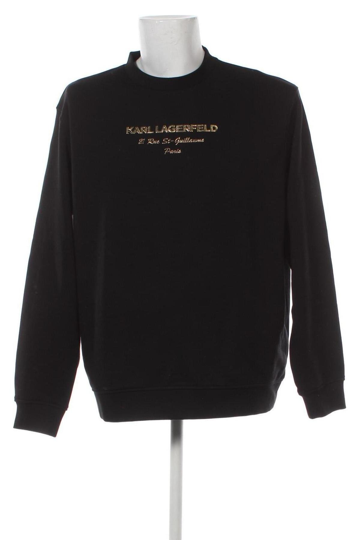 Ανδρική αθλητική μπλούζα Karl Lagerfeld, Μέγεθος XL, Χρώμα Μαύρο, Τιμή 84,54 €