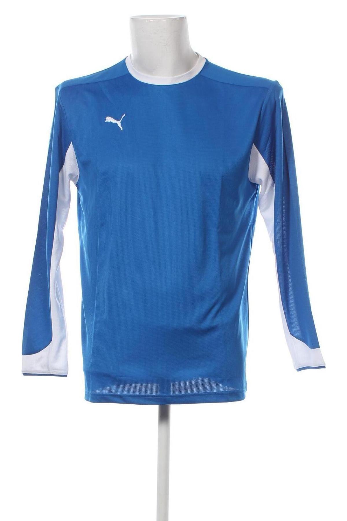 Мъжка спортна блуза PUMA, Размер M, Цвят Син, Цена 72,00 лв.