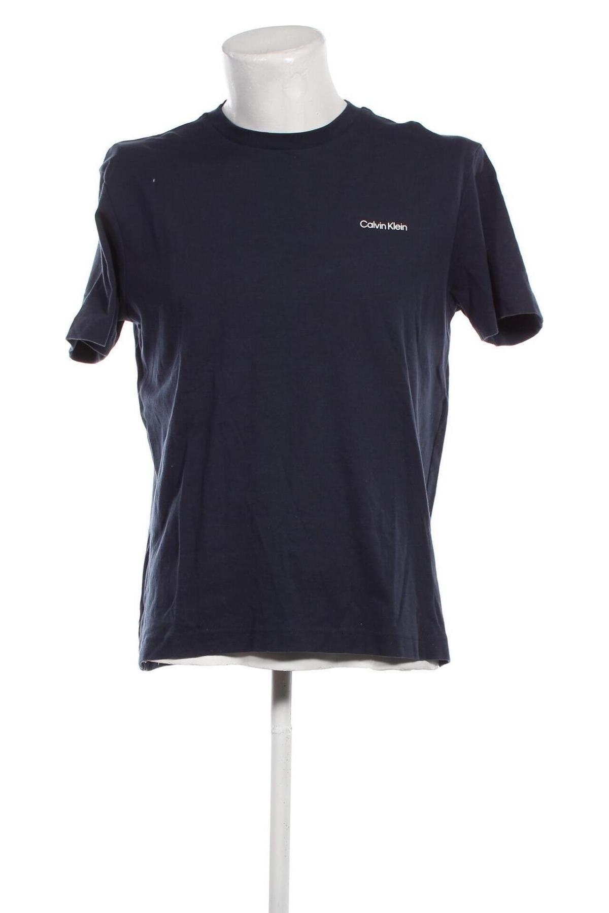 Tricou de bărbați Calvin Klein, Mărime XL, Culoare Albastru, Preț 207,24 Lei