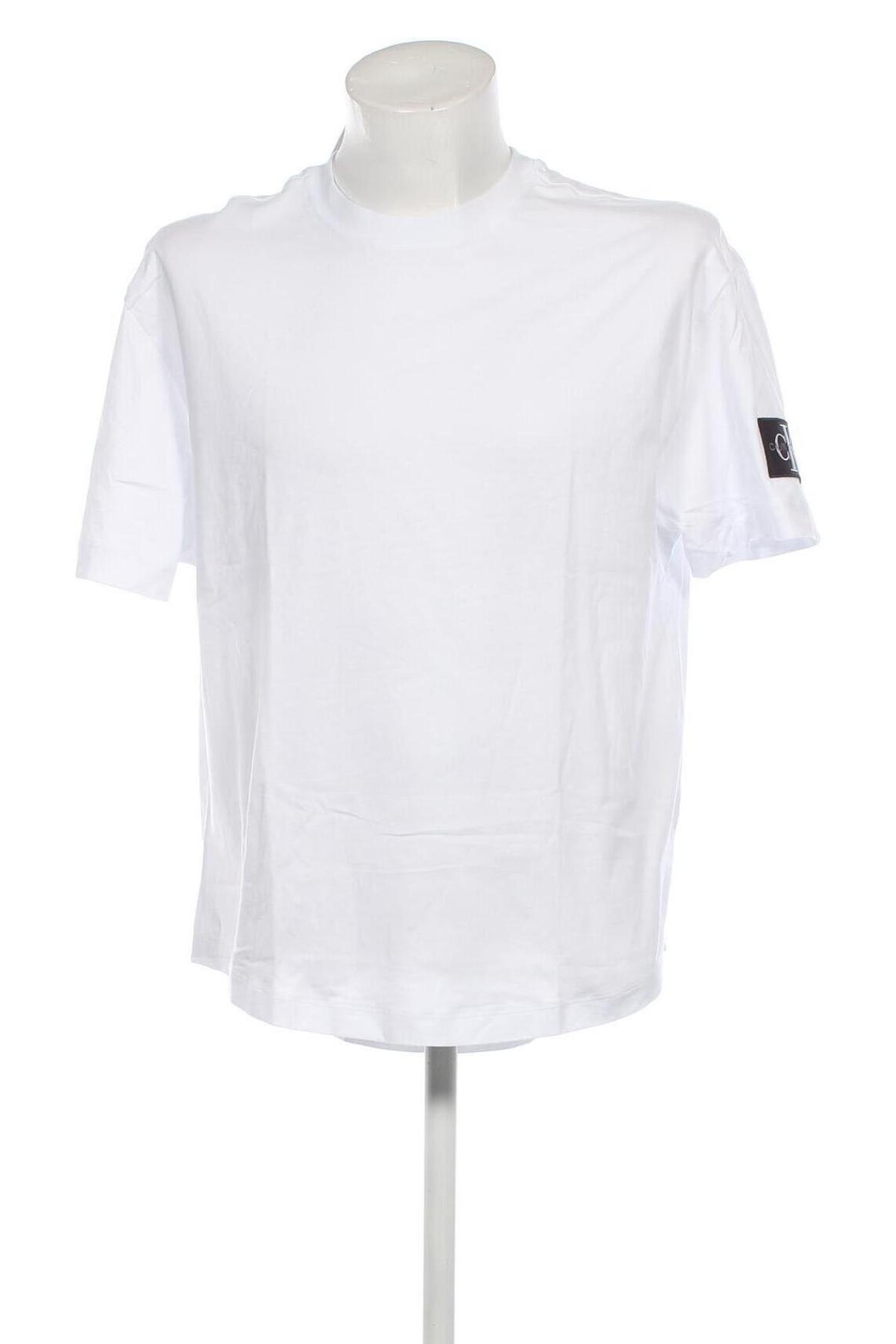 Pánské tričko  Calvin Klein Jeans, Velikost M, Barva Bílá, Cena  986,00 Kč