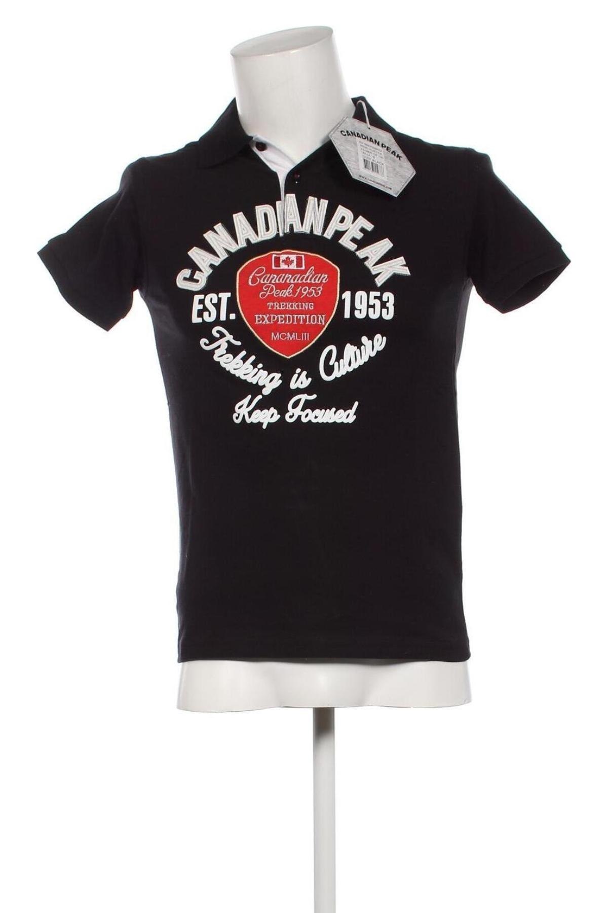 Ανδρικό t-shirt Canadian Peak, Μέγεθος S, Χρώμα Μαύρο, Τιμή 26,80 €