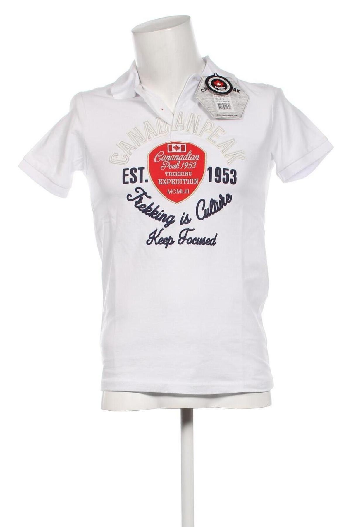 Herren T-Shirt Canadian Peak, Größe S, Farbe Weiß, Preis € 26,80