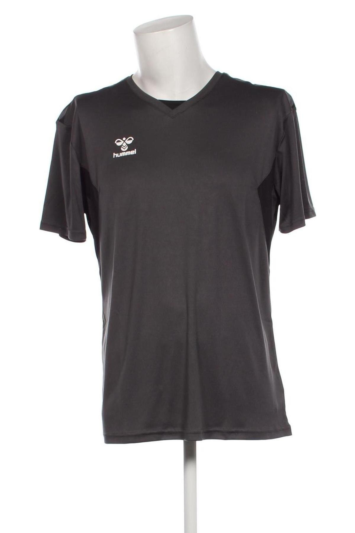 Ανδρικό t-shirt Hummel, Μέγεθος XL, Χρώμα Γκρί, Τιμή 17,53 €