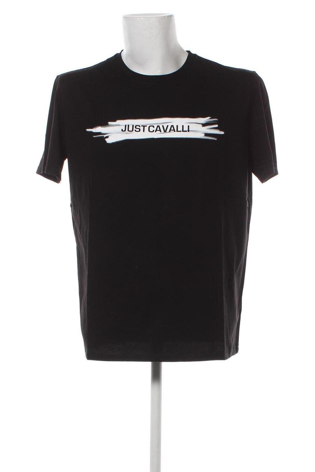 Ανδρικό t-shirt Just Cavalli, Μέγεθος XXL, Χρώμα Μαύρο, Τιμή 80,76 €