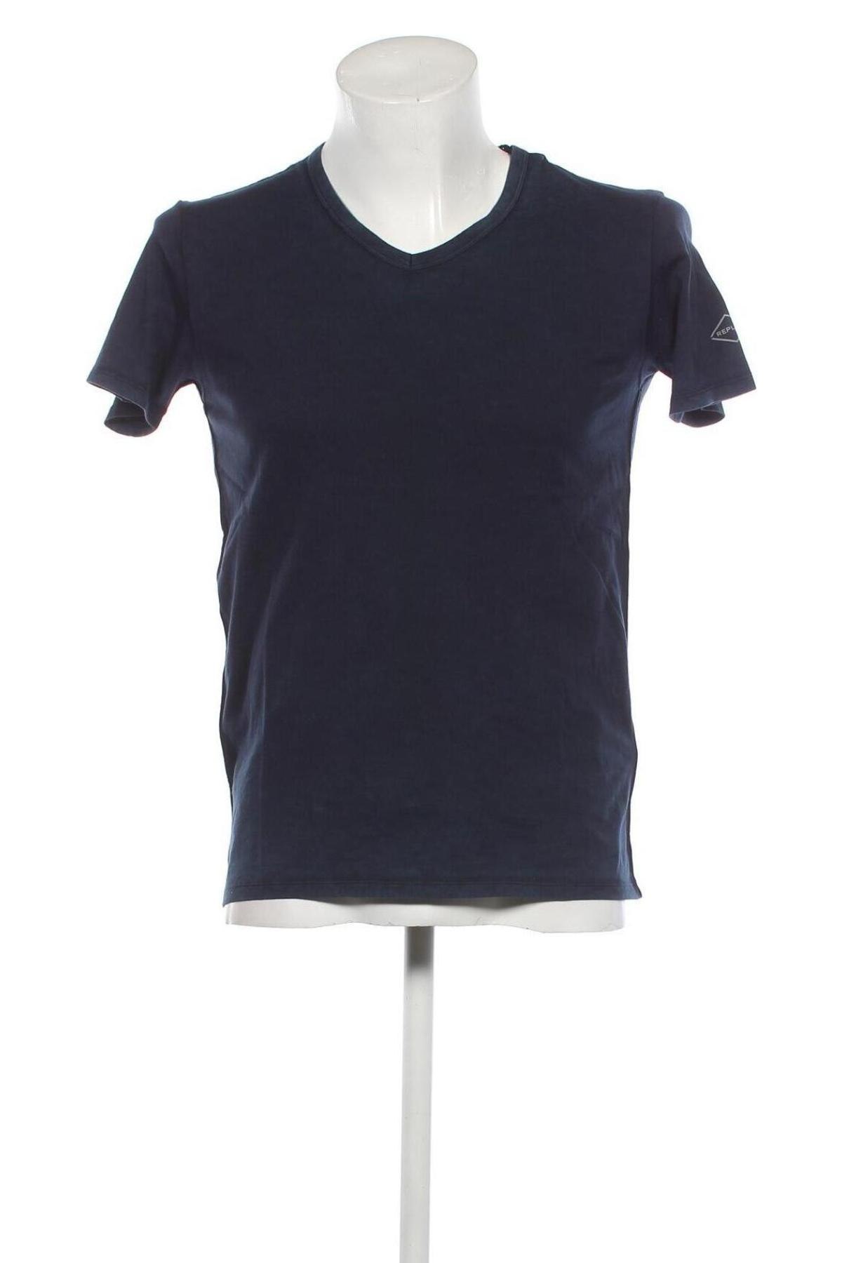 Herren T-Shirt Replay, Größe S, Farbe Blau, Preis 29,79 €