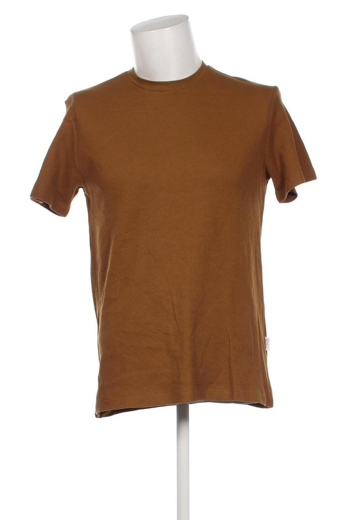 Ανδρικό t-shirt Selected Homme, Μέγεθος S, Χρώμα Καφέ, Τιμή 9,60 €
