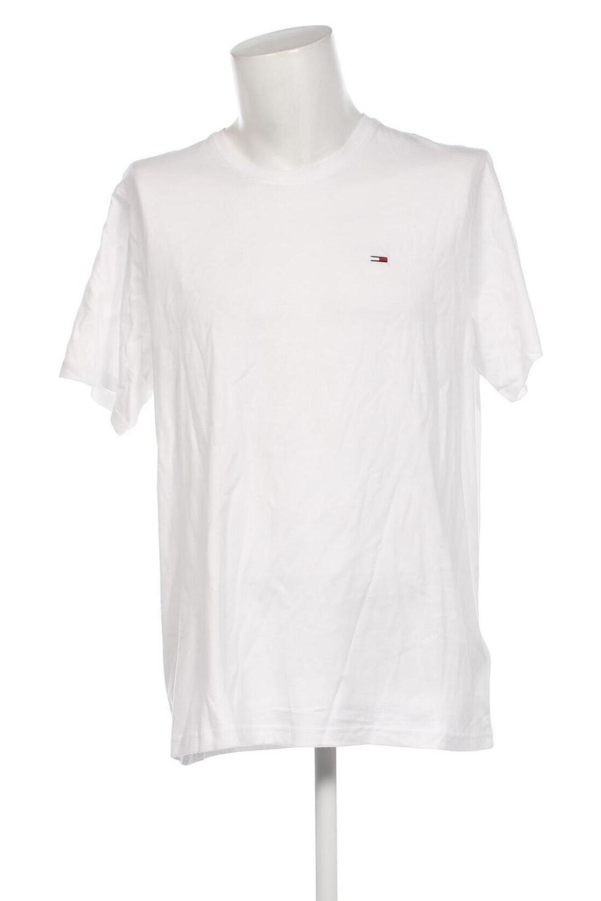 Мъжка тениска Tommy Jeans, Размер XXL, Цвят Бял, Цена 68,00 лв.