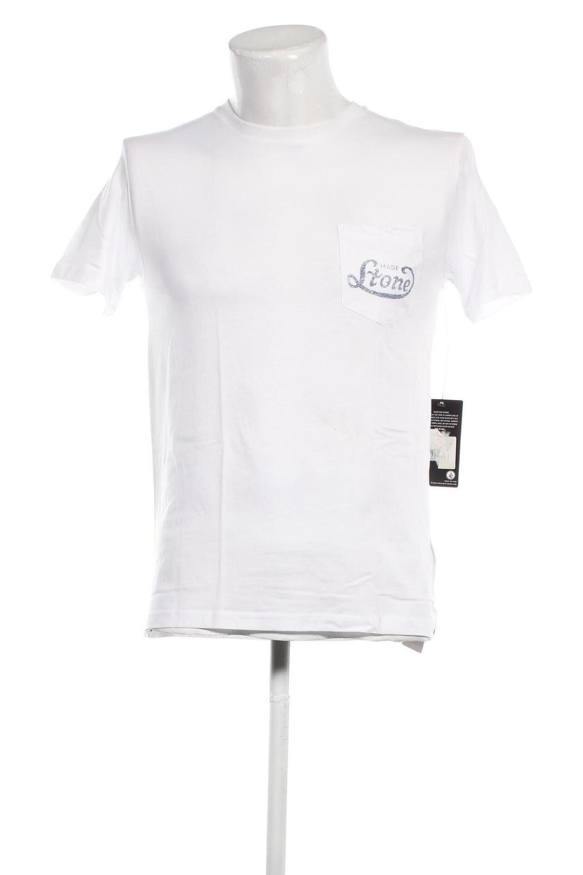 Ανδρικό t-shirt Volcom, Μέγεθος S, Χρώμα Λευκό, Τιμή 21,71 €
