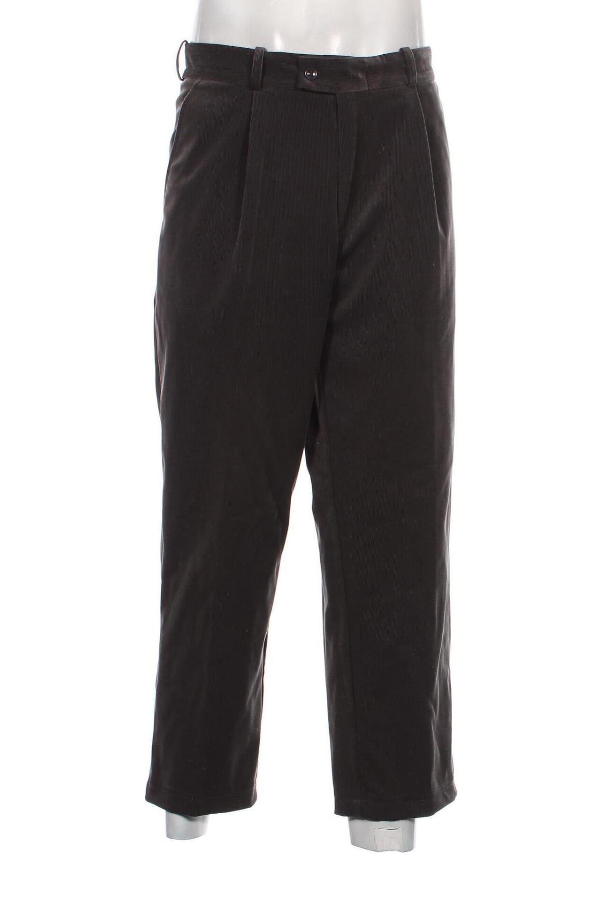 Pantaloni raiați de bărbați, Mărime L, Culoare Gri, Preț 20,03 Lei