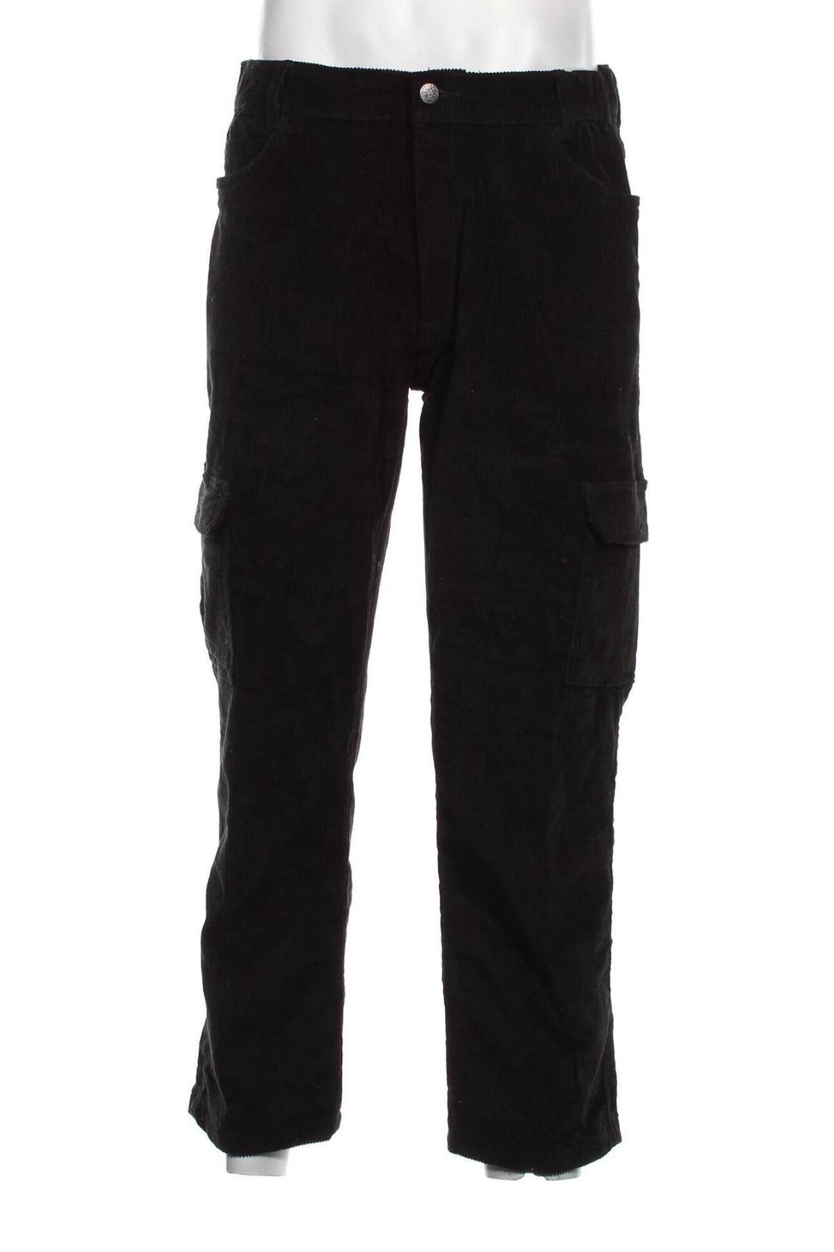 Pantaloni raiați de bărbați Atlas For Men, Mărime L, Culoare Negru, Preț 95,39 Lei