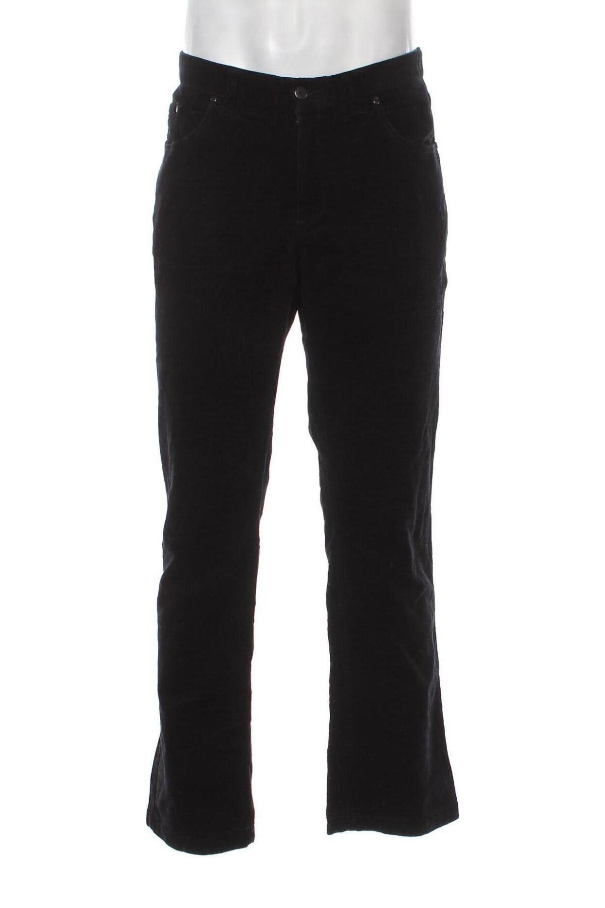 Pantaloni raiați de bărbați Batistini, Mărime L, Culoare Negru, Preț 18,12 Lei