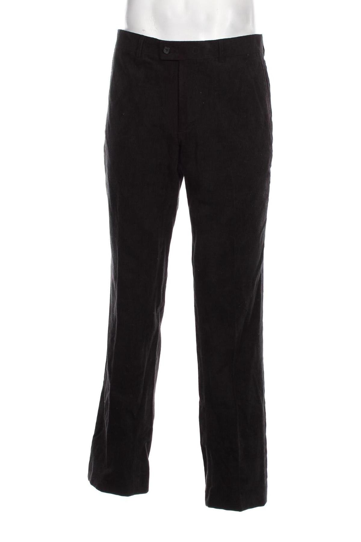 Ανδρικό κοτλέ παντελόνι Dressmann, Μέγεθος M, Χρώμα Μαύρο, Τιμή 4,30 €