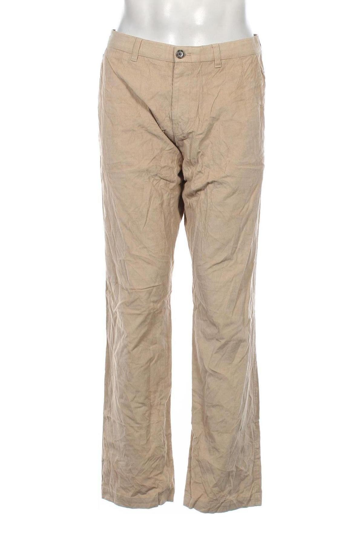 Ανδρικό κοτλέ παντελόνι Hugo Boss, Μέγεθος L, Χρώμα  Μπέζ, Τιμή 60,62 €