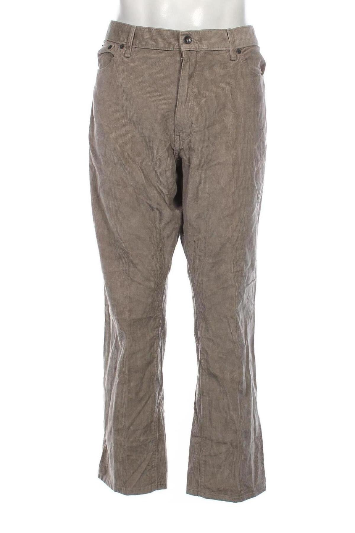 Pantaloni raiați de bărbați Marks & Spencer, Mărime L, Culoare Gri, Preț 19,74 Lei