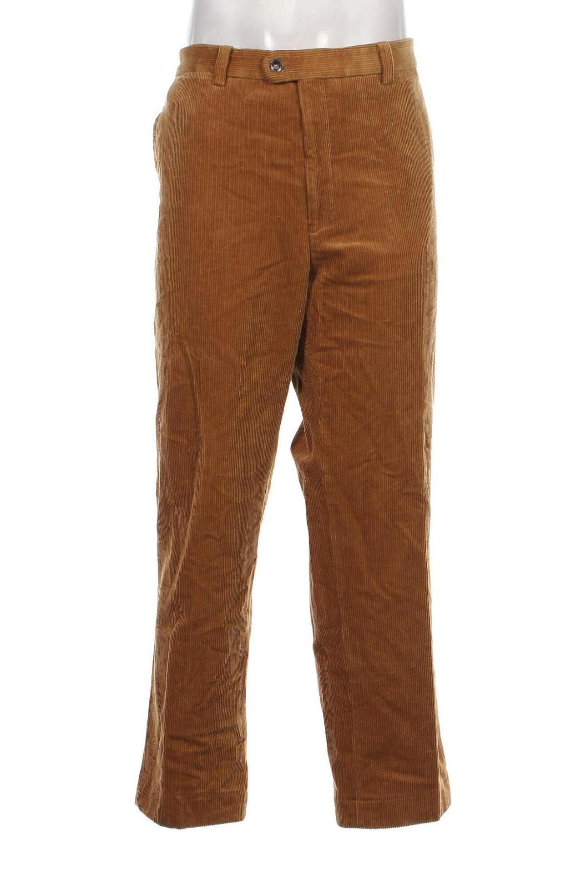 Pantaloni raiați de bărbați Walbusch, Mărime XXL, Culoare Maro, Preț 88,29 Lei