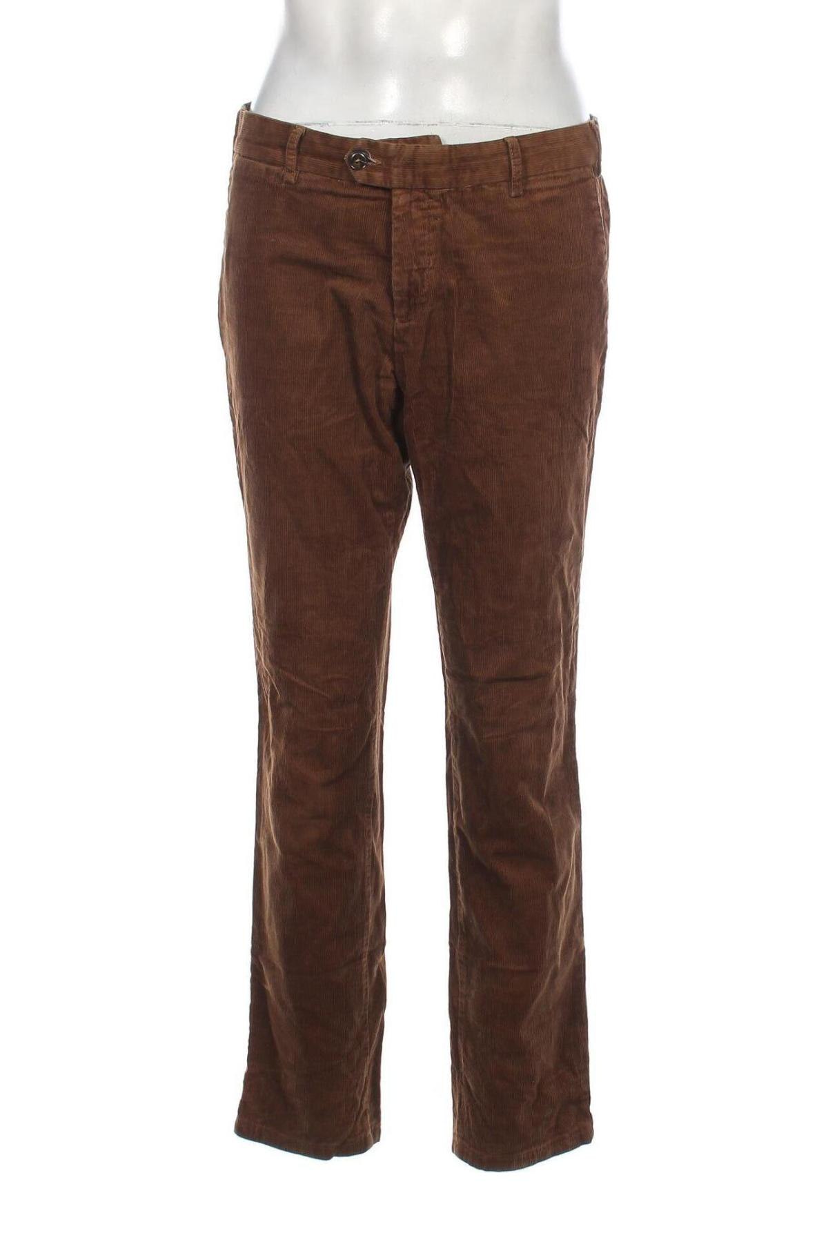 Ανδρικό κοτλέ παντελόνι Zilton, Μέγεθος M, Χρώμα Καφέ, Τιμή 6,31 €