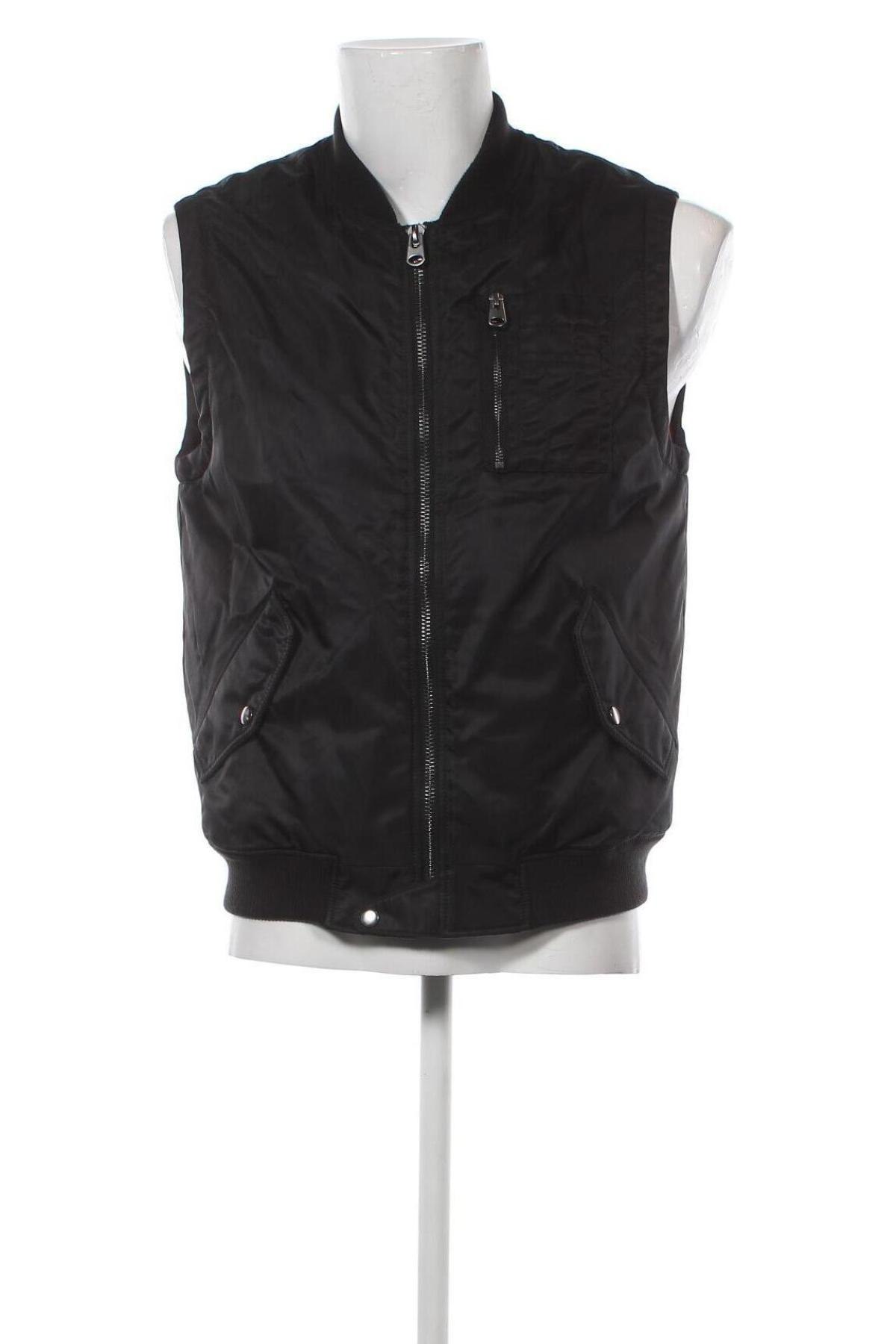 Ανδρικό γιλέκο Zara, Μέγεθος M, Χρώμα Μαύρο, Τιμή 15,35 €