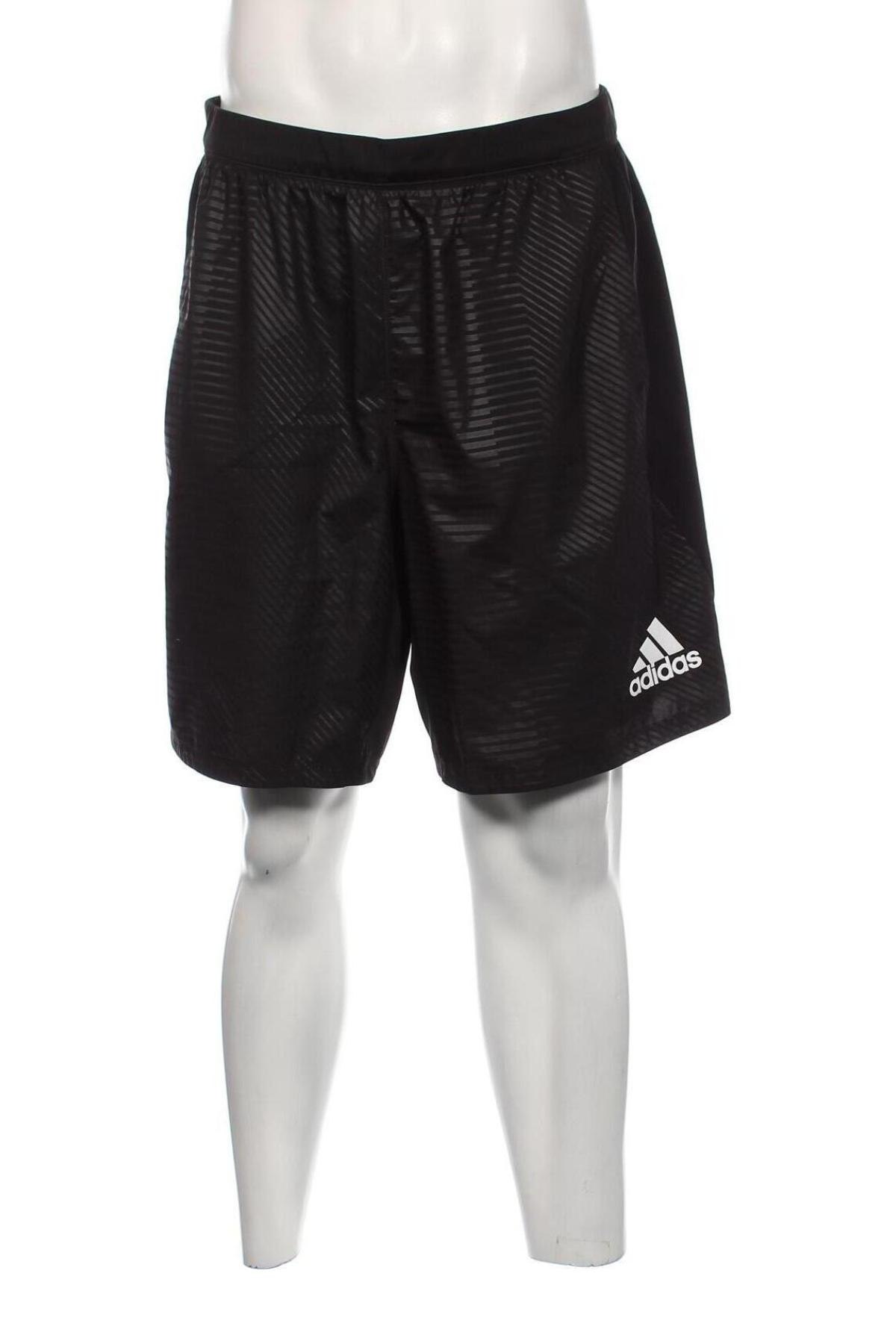 Мъжки къс панталон Adidas, Размер XL, Цвят Черен, Цена 61,00 лв.