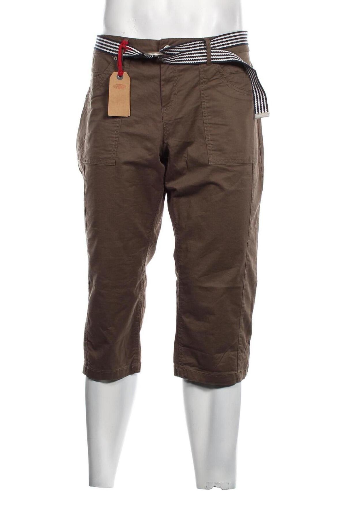 Мъжки къс панталон Kangaroos, Размер L, Цвят Кафяв, Цена 58,00 лв.