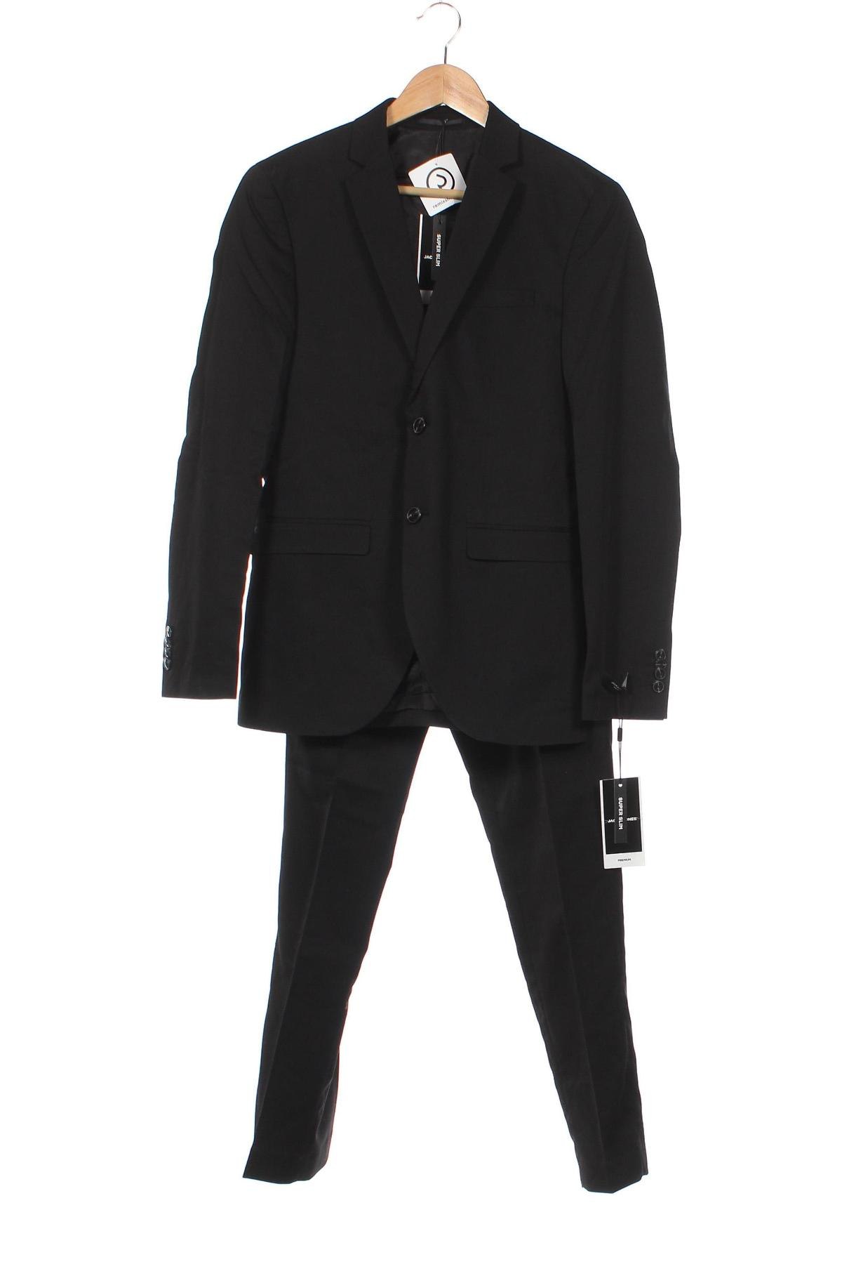 Ανδρικό κοστούμι Jack & Jones, Μέγεθος S, Χρώμα Μαύρο, Τιμή 84,54 €