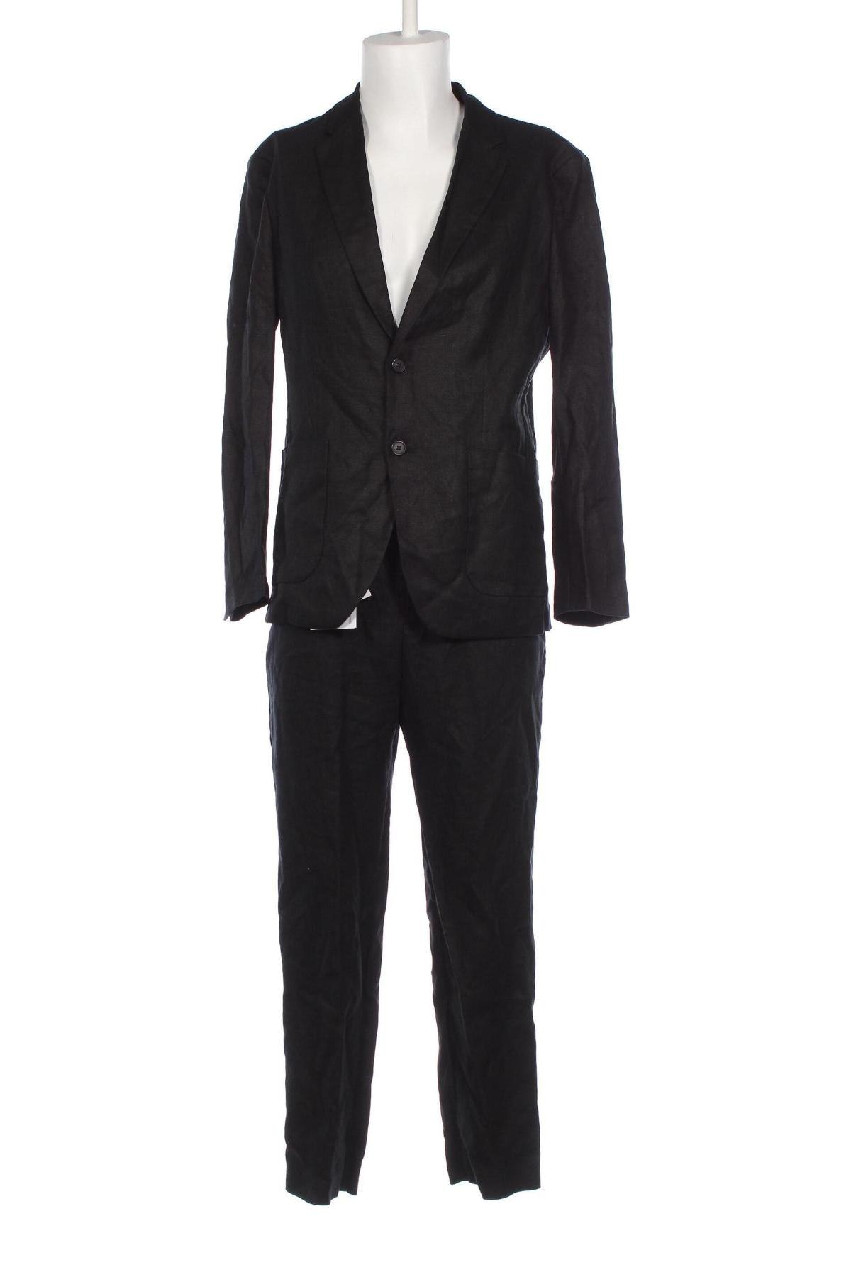 Мъжки костюм Selected Homme, Размер L, Цвят Черен, Цена 76,44 лв.
