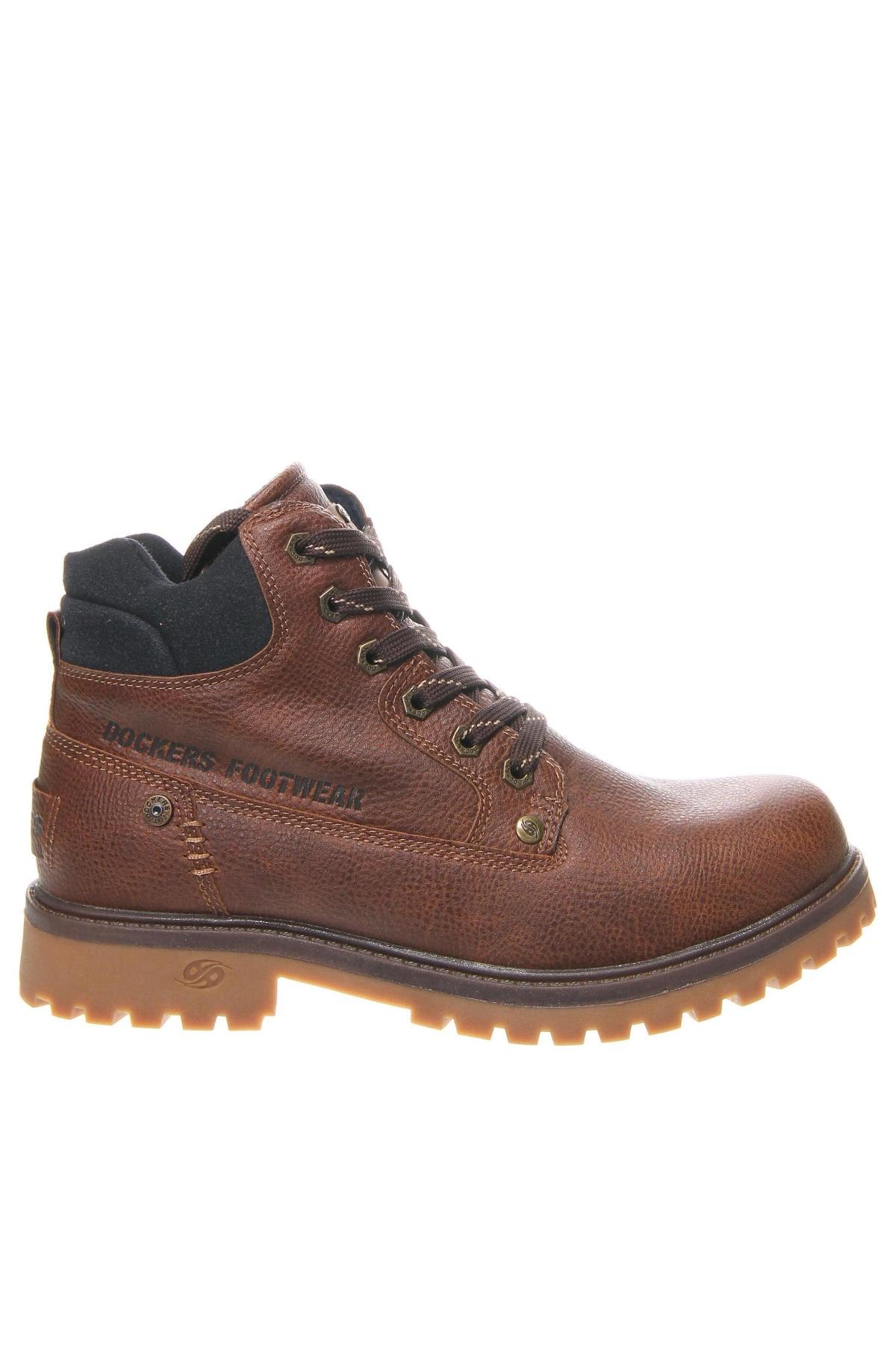 Мъжки обувки Dockers by Gerli, Размер 43, Цвят Кафяв, Цена 60,84 лв.