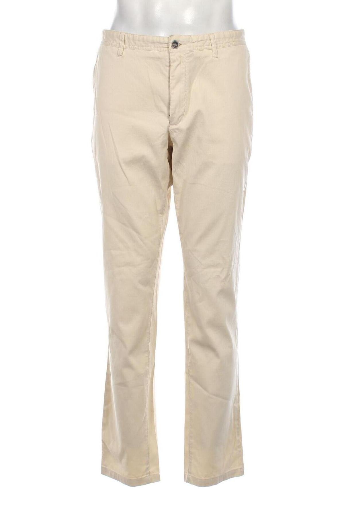 Pantaloni de bărbați Burton of London, Mărime XL, Culoare Ecru, Preț 286,18 Lei