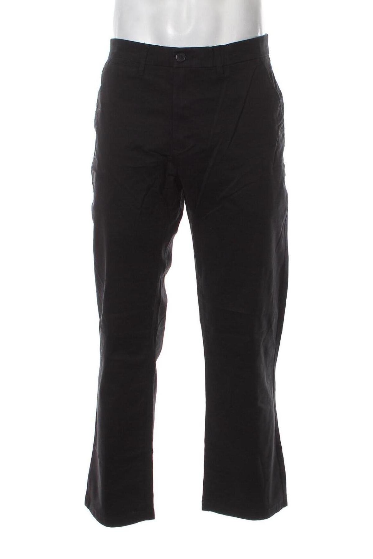 Ανδρικό παντελόνι Dressmann, Μέγεθος L, Χρώμα Μαύρο, Τιμή 17,94 €
