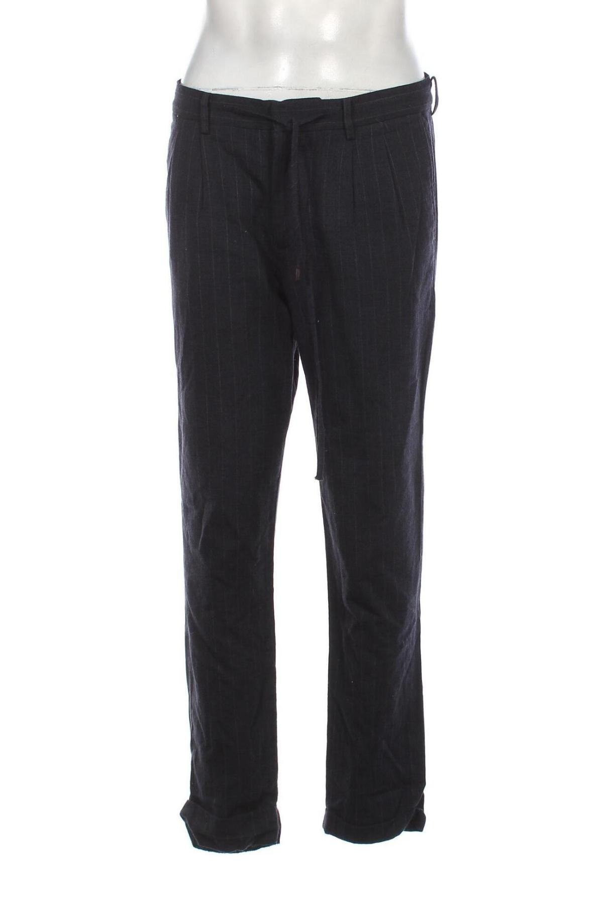 Pantaloni de bărbați Gutteridge, Mărime L, Culoare Albastru, Preț 131,97 Lei