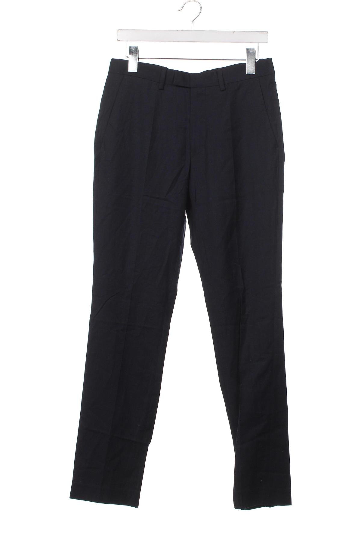 Мъжки панталон H&M, Размер S, Цвят Син, Цена 6,38 лв.