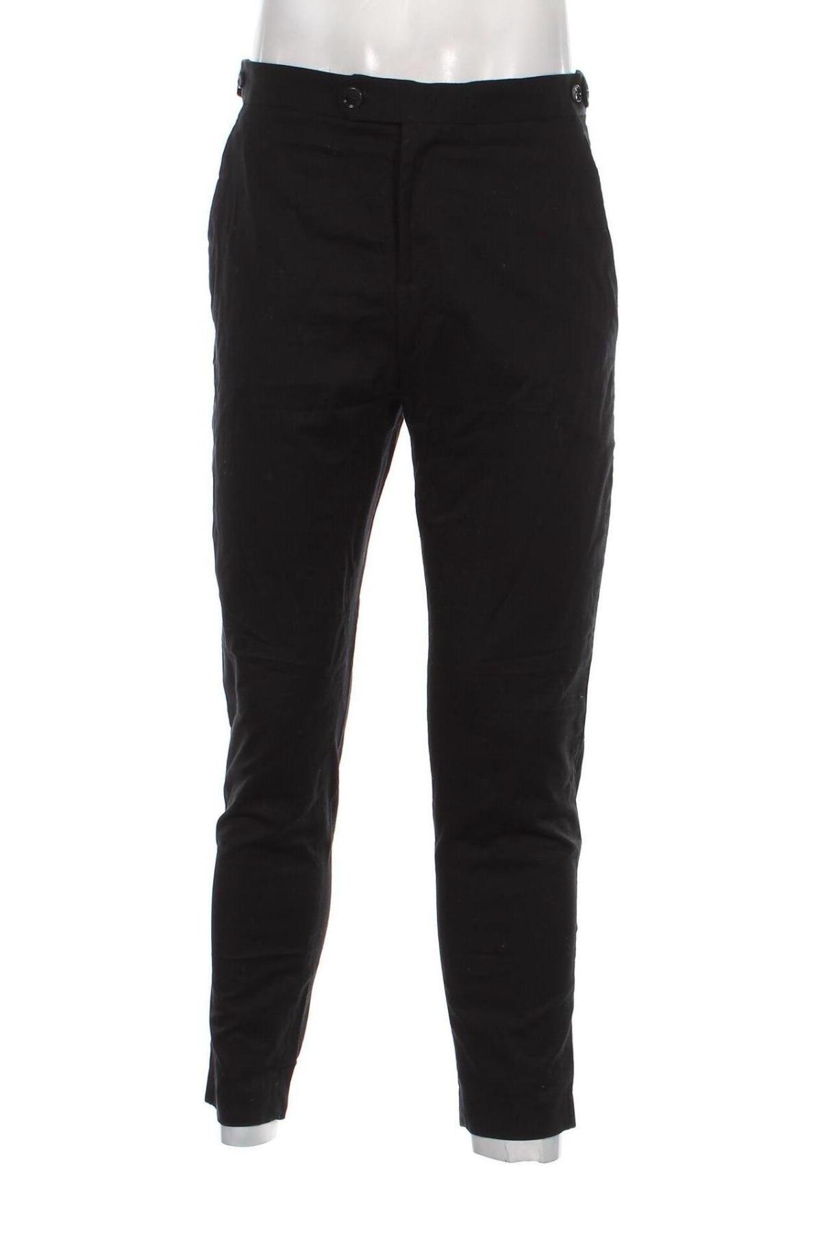 Pantaloni de bărbați H&M, Mărime M, Culoare Negru, Preț 95,39 Lei