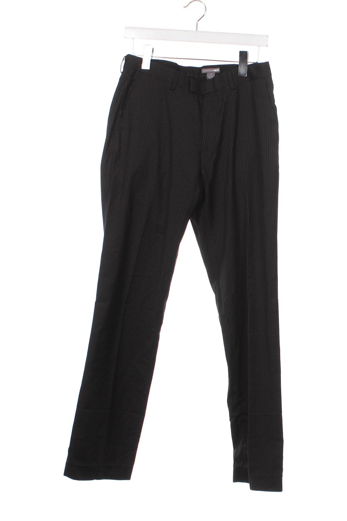 Мъжки панталон H&M, Размер S, Цвят Черен, Цена 6,96 лв.