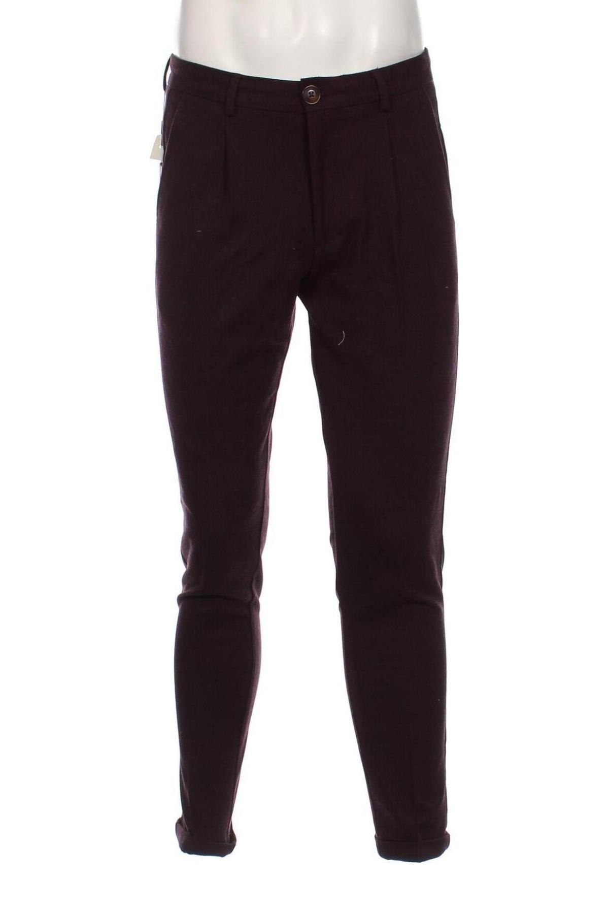 Pantaloni de bărbați Jack & Jones, Mărime M, Culoare Mov, Preț 32,37 Lei