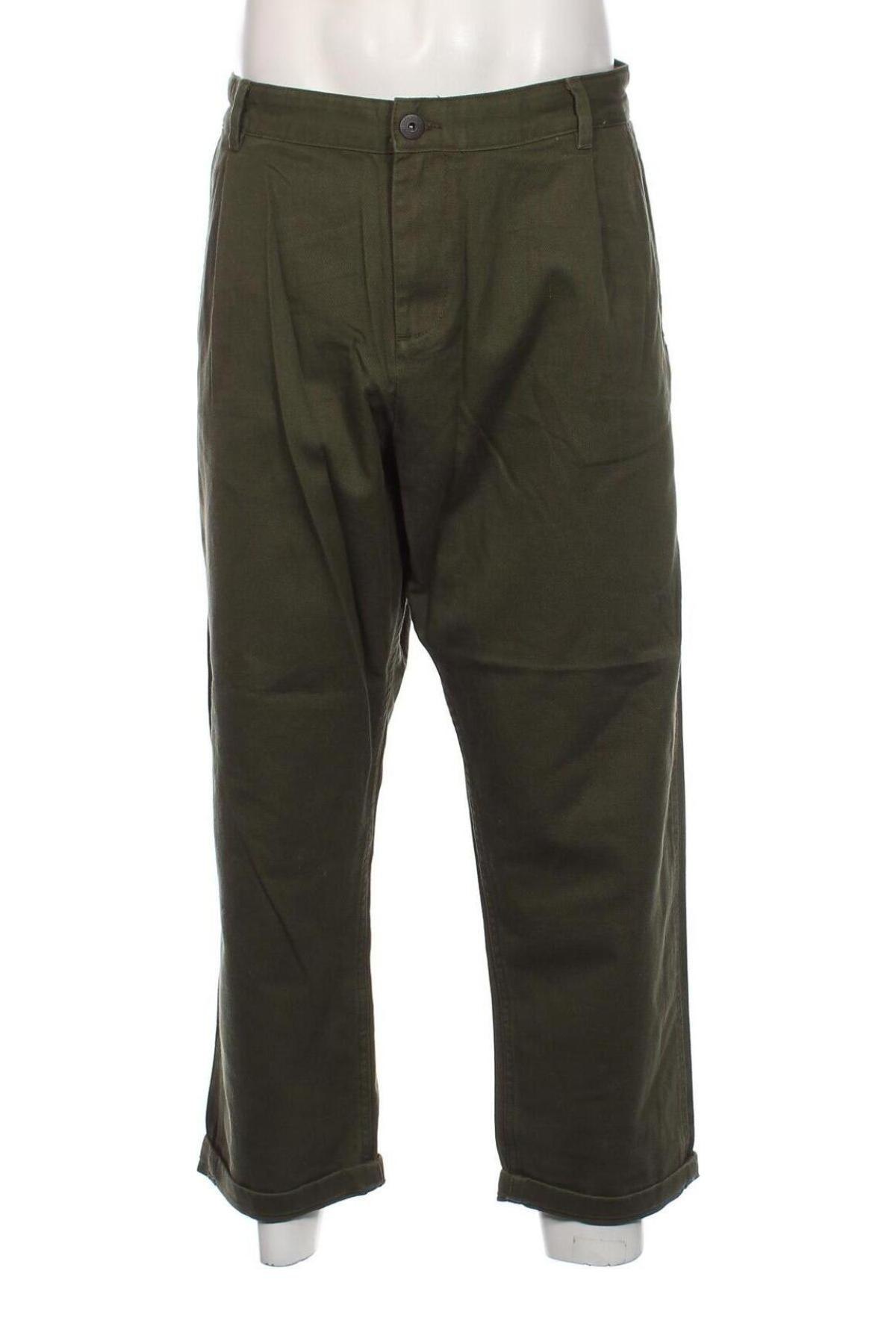 Pantaloni de bărbați Jack & Jones, Mărime XL, Culoare Verde, Preț 89,01 Lei