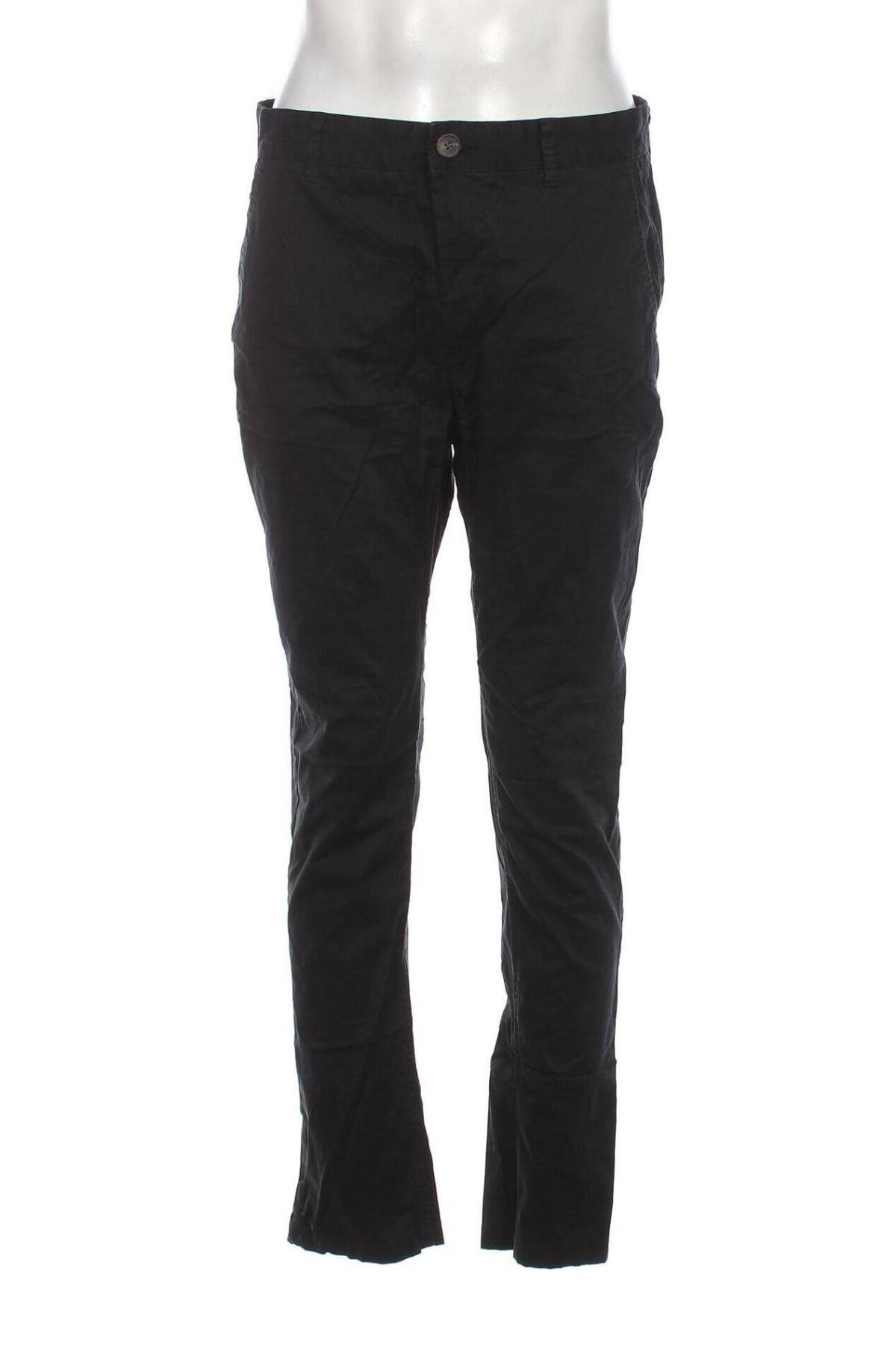 Pantaloni de bărbați Kiabi, Mărime L, Culoare Negru, Preț 22,89 Lei