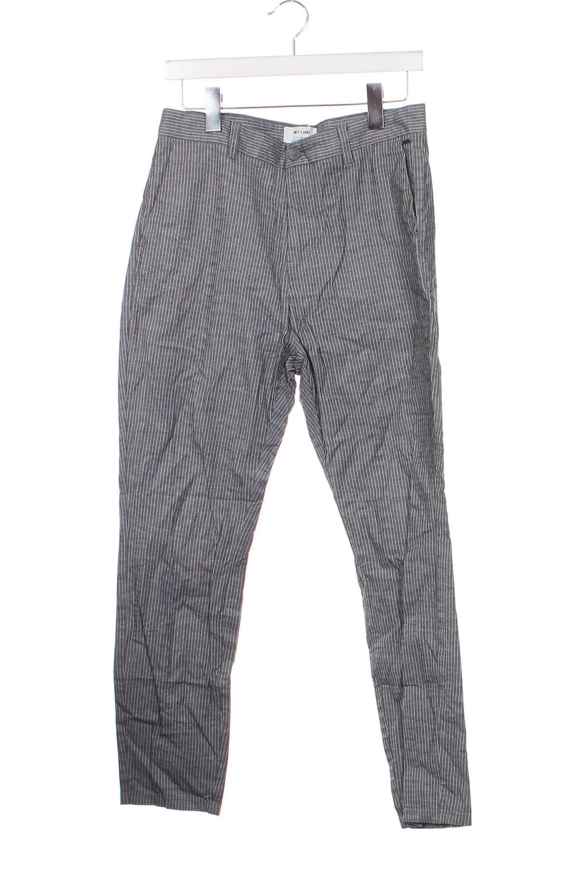 Мъжки панталон Only & Sons, Размер S, Цвят Сив, Цена 6,67 лв.