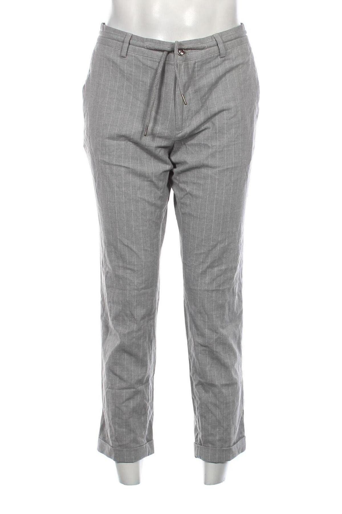 Pantaloni de bărbați Piazza Italia, Mărime M, Culoare Gri, Preț 26,71 Lei
