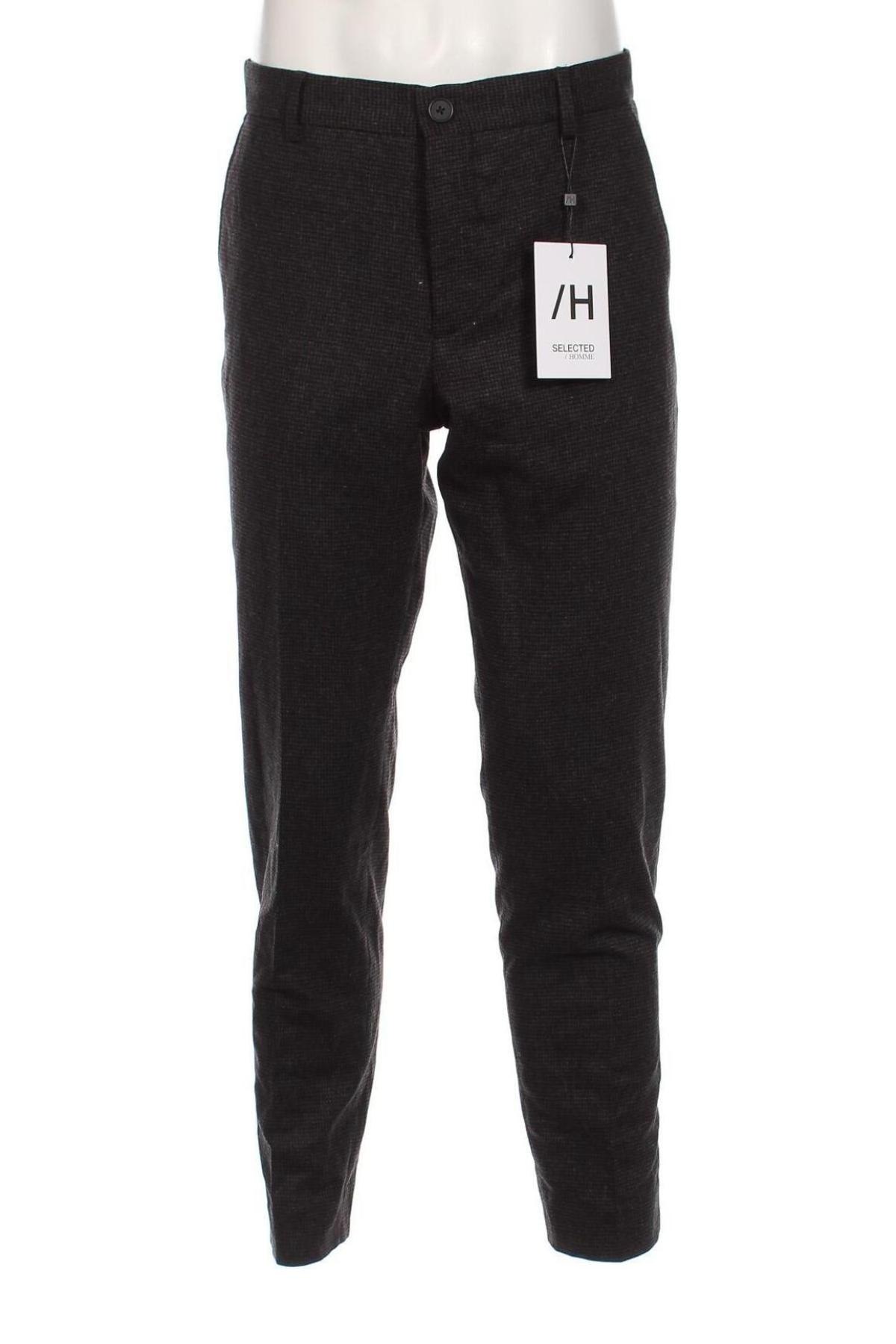 Ανδρικό παντελόνι Selected Homme, Μέγεθος L, Χρώμα Γκρί, Τιμή 19,59 €