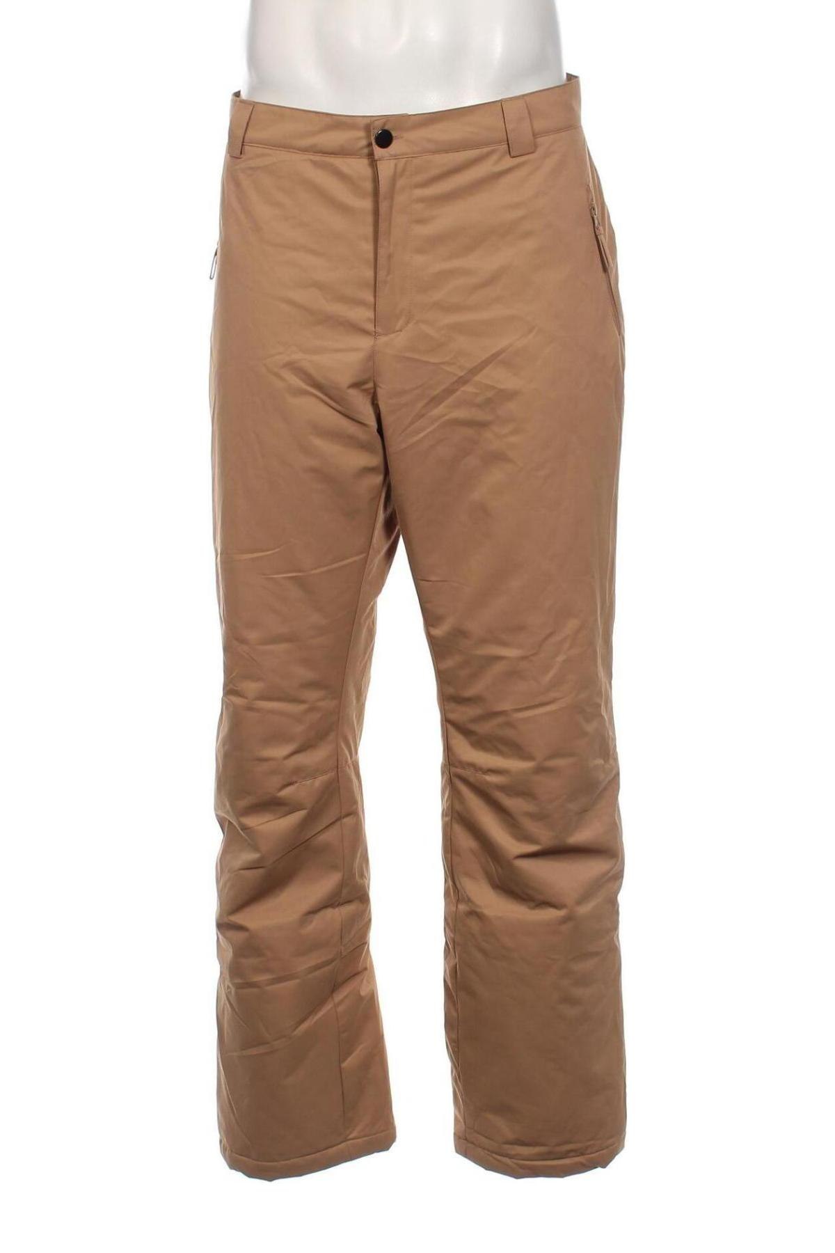 Мъжки панталон за зимни спортове, Размер L, Цвят Бежов, Цена 26,25 лв.