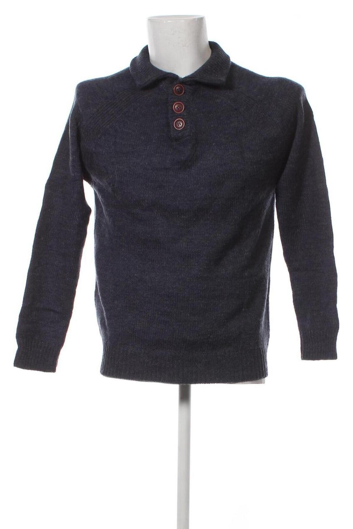 Ανδρικό πουλόβερ, Μέγεθος M, Χρώμα Μπλέ, Τιμή 8,97 €