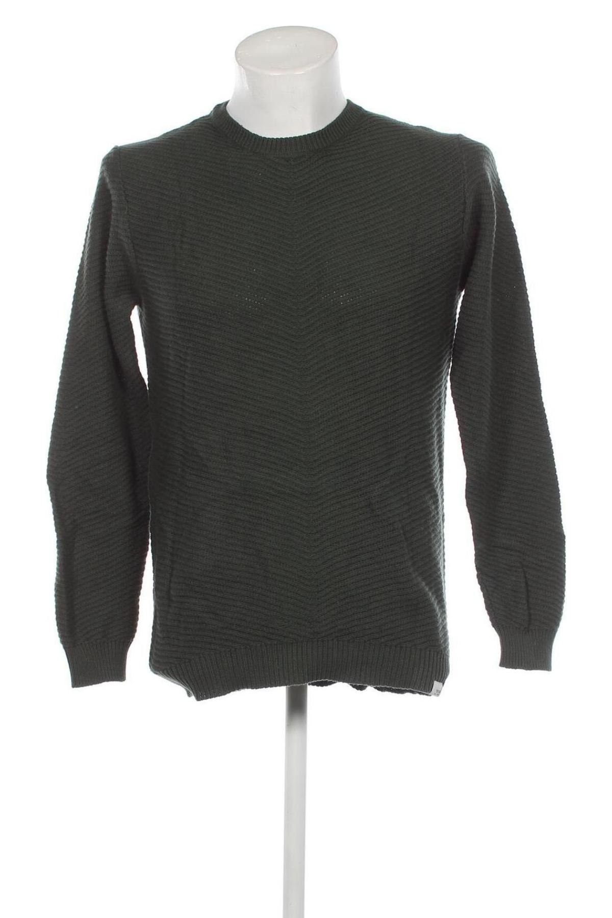 Мъжки пуловер ! Solid, Размер L, Цвят Зелен, Цена 9,12 лв.