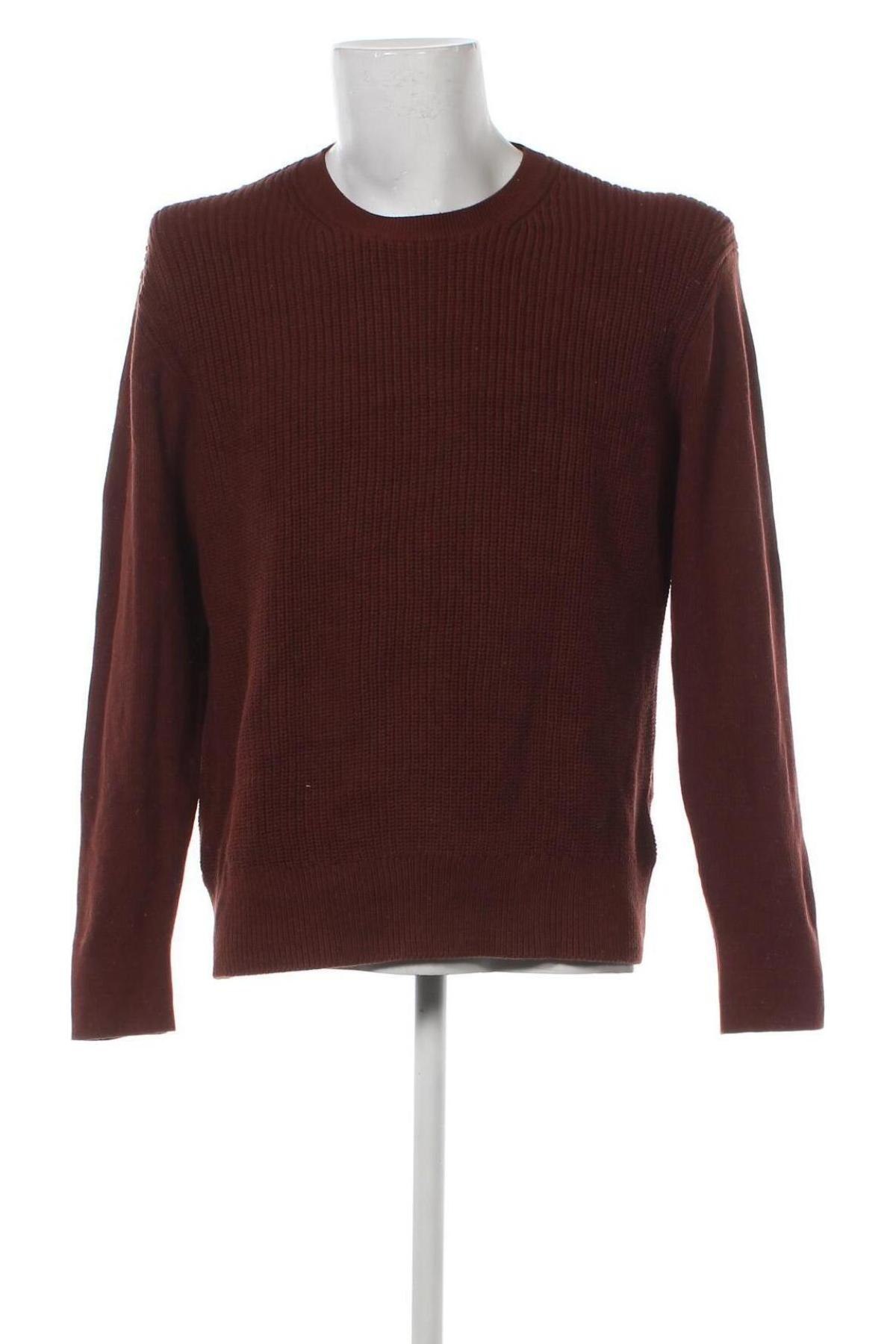 Мъжки пуловер AllSaints, Размер L, Цвят Кафяв, Цена 44,20 лв.