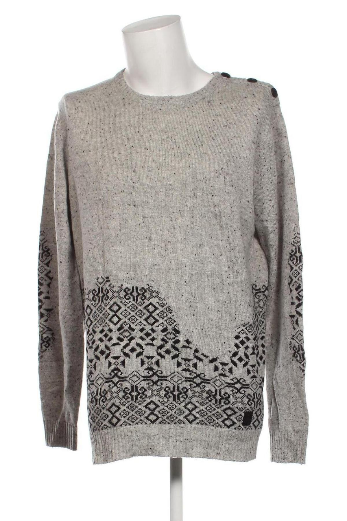 Ανδρικό πουλόβερ Anerkjendt, Μέγεθος XL, Χρώμα Γκρί, Τιμή 6,53 €