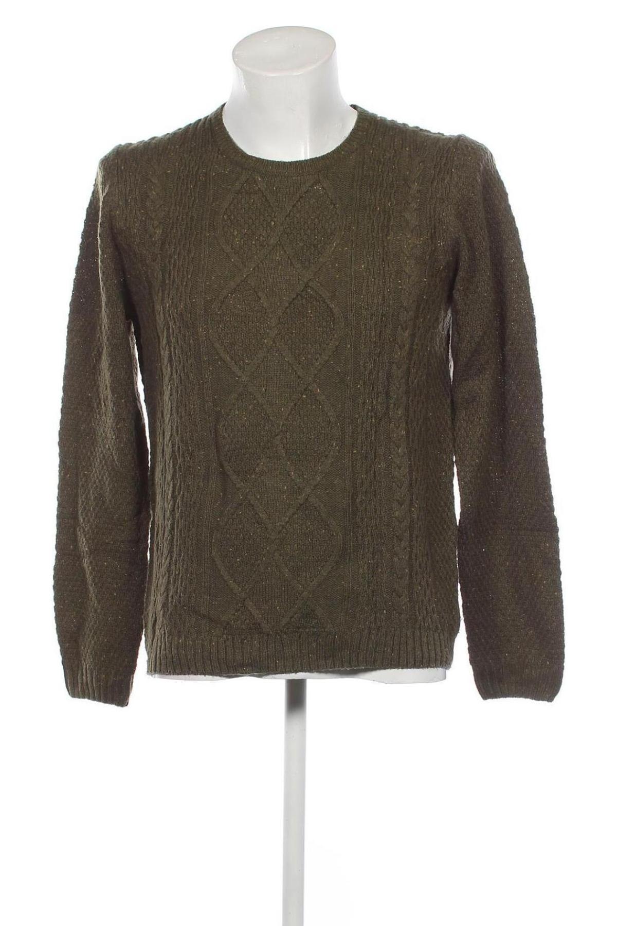 Мъжки пуловер Angelo Litrico, Размер L, Цвят Зелен, Цена 13,92 лв.