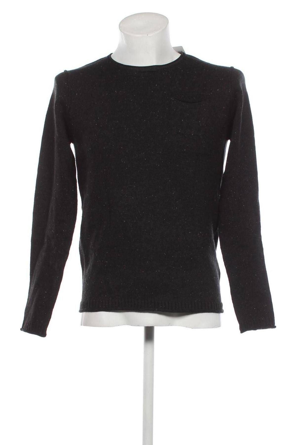 Ανδρικό πουλόβερ Berna, Μέγεθος M, Χρώμα Μαύρο, Τιμή 4,60 €