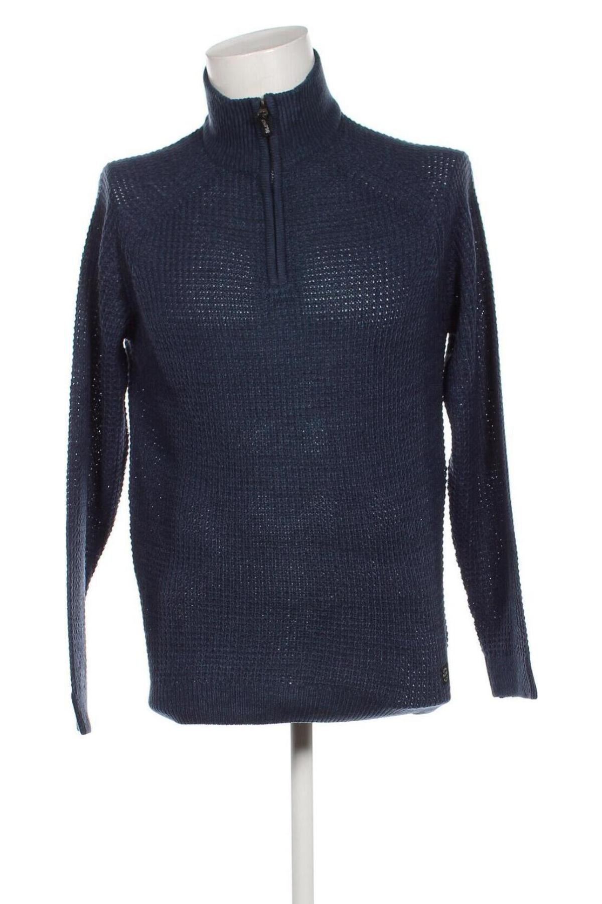 Ανδρικό πουλόβερ Blend, Μέγεθος M, Χρώμα Μπλέ, Τιμή 16,70 €