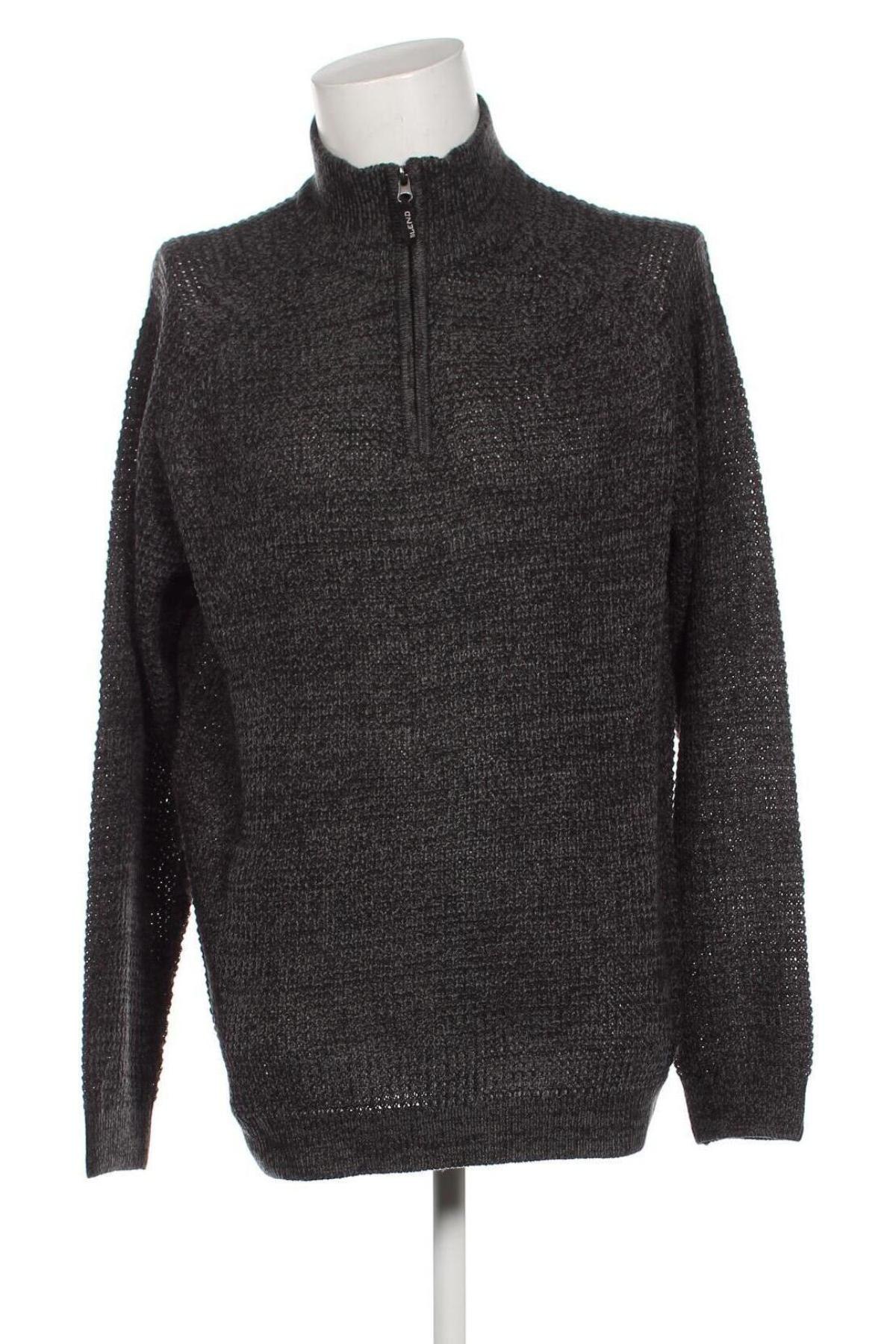 Мъжки пуловер Blend, Размер XXL, Цвят Сив, Цена 21,60 лв.